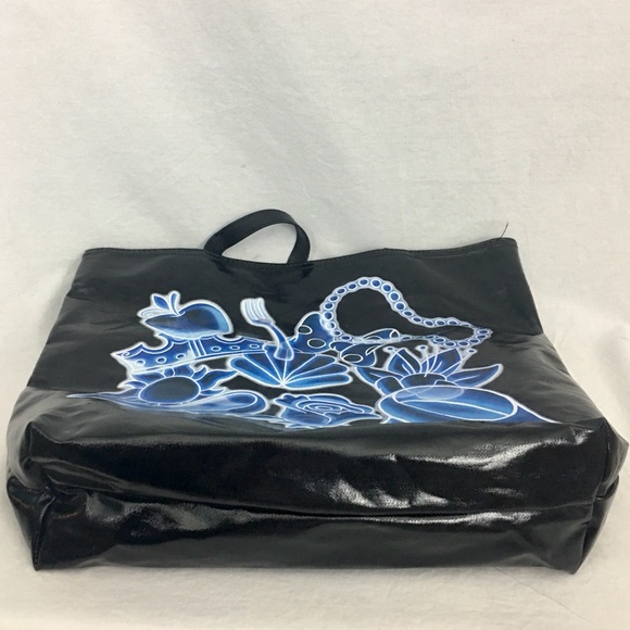 Disney Parks Princess Black Tote Bag Snow White Ariel Belle Cinderella & More - Picture 13 of 16